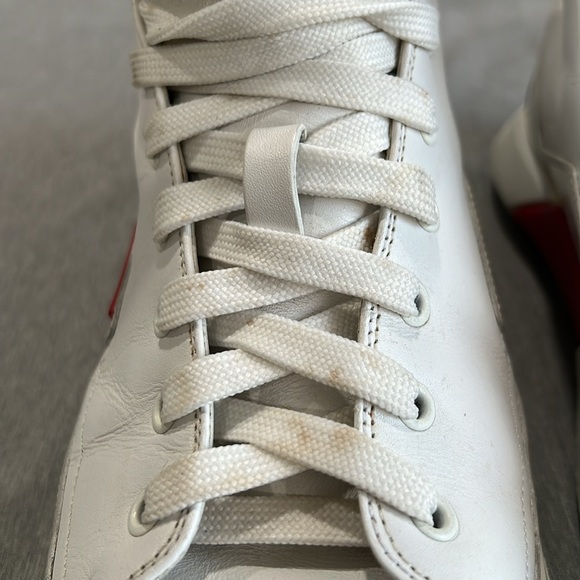 PRADA LINEA ROSSA HIGH TOP SNEAKERS 👟 Made in ITALY 🇮🇹 - Picture 4 of 17
